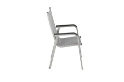 KETTLER BasicPlus PaddedStapelsessel, Silber/hellgrau, Alu/Textilene, 0301202-9000, Stapelbar -Kettler Verkaufsgeschäft 22511 4.jpg