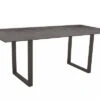 STERN Esstisch, Anthrazit, Aluminium, 200x100 Cm, Mit Tischplatte Silverstar 2.0 Dekor Zement
