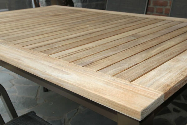 KETTLER GranadaTisch, Silber, Alu/FSC-Teak, 160x95 Cm, 0301221-0100 3 KETTLER GranadaTisch, Silber, Alu/FSC-Teak, 160x95 Cm, 0301221-0100 – Bild 3