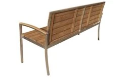 OUTFLEXX Gartenbank, FSC-Teakholz/Edelstahl, 3-Sitzer, 160x55x80cm -Kettler Verkaufsgeschäft 2 13536.jpg