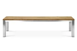 OUTFLEXX Gartenbank, Edelstahl/recyceltes FSC®-Teak, 180x40x45cm, Rustikal Gebürstet 8 OUTFLEXX Gartenbank, Edelstahl/recyceltes FSC®-Teak, 180x40x45cm, Rustikal Gebürstet -Kettler Verkaufsgeschäft 2 18317.jpg