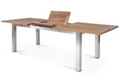 OUTFLEXX Ausziehtisch, Edelstahl/recyceltes FSC®-Teak, 200/260x100cm, Rustikal Gebürstet -Kettler Verkaufsgeschäft 2 18318.jpg