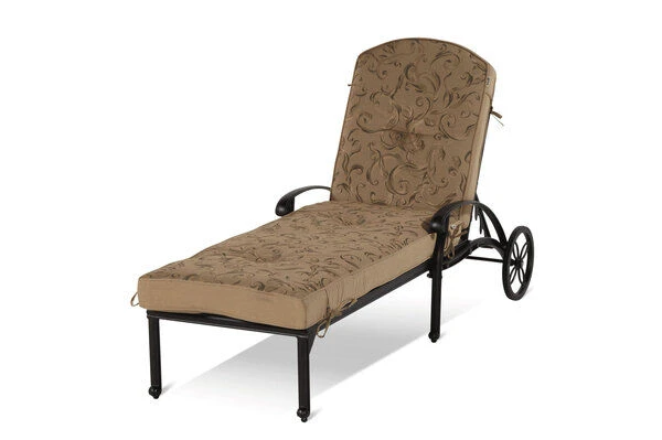 HARTMAN Amalfi Lounger, Bronze, Alu-Guss, 217 X 76,5 X 49 Cm, Mit Rollen, Verstellbare Rückenlehne 2 HARTMAN Amalfi Lounger, Bronze, Alu-Guss, 217 X 76,5 X 49 Cm, Mit Rollen, Verstellbare Rückenlehne – Bild 2