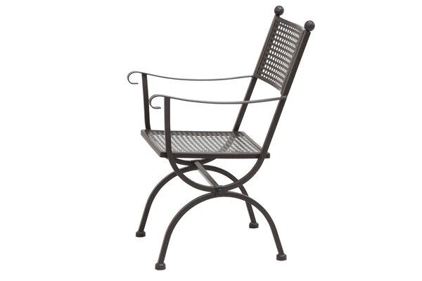 MBM Sessel Romeo, Marone, Schmiedeeisen Verzinkt, Pulverbeschichtet 3 MBM Sessel Romeo, Marone, Schmiedeeisen Verzinkt, Pulverbeschichtet – Bild 3