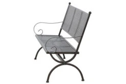 MBM Bank Romeo, Marone, Schmiedeeisen Verzinkt, Pulverbeschichtet, 3-Sitzer, 171x101x68 Cm -Kettler Verkaufsgeschäft 3 10896.jpg