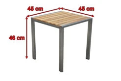 OUTFLEXX Beistelltisch, FSC-Teakholz/Edelstahl, 45x45cm -Kettler Verkaufsgeschäft 3 13512.jpg