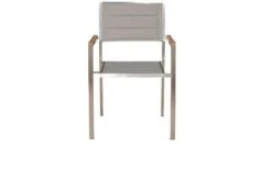 OUTFLEXX Stuhl, Silber, Edelstahl/Textilene, Padded, Armlehnen Aus FSC-Teakholz, 62x56,5x86cm -Kettler Verkaufsgeschäft 3 13515.jpg