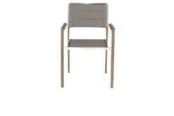 OUTFLEXX Stuhl, Taupe, Edelstahl/Textilene, Padded, Armlehnen Aus FSC-Teakholz, 62x56,5x86cm -Kettler Verkaufsgeschäft 3 13516.jpg