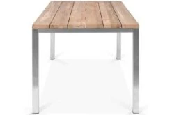 OUTFLEXX Esstisch, Silber/natur, Edelstahl/ Recyceltes FSC®-Teakholz, 180x90cm, Rustikal Gebürstet -Kettler Verkaufsgeschäft 3 15862.jpg