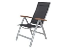 VILLANA Multipositionssessel, Silber/schwarz, Alu/Textilene, 64 X 58 X 110 Cm, FSC Akazienholz Armlehnen -Kettler Verkaufsgeschäft 3 16458.jpg