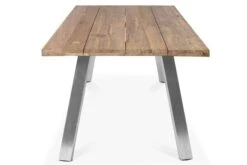 OUTFLEXX Esstisch, Edelstahl/recyceltes FSC®-Teak, 200x100cm, A-Gestell, Rustikal Gebürstet -Kettler Verkaufsgeschäft 3 18320.jpg