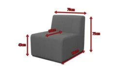 OUTFLEXX Bite Mittelelement, Sooty, Alu/Sunbrella, 70 X 90 X 75 Cm -Kettler Verkaufsgeschäft 3 18517.jpg