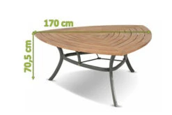 HARTMAN Triangular Esstisch, Xerix, Alu/FSC-Teak, 170x170x170cm -Kettler Verkaufsgeschäft 3 18861.jpg