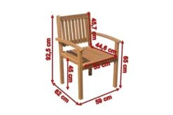 OUTFLEXX Gartenstuhl, Natur, FSC-Akazienholz, 59 X 62 X 92,5 Cm, Mit Armlehnen 5 OUTFLEXX Gartenstuhl, Natur, FSC-Akazienholz, 59 X 62 X 92,5 Cm, Mit Armlehnen -Kettler Verkaufsgeschäft 3 18933.jpg