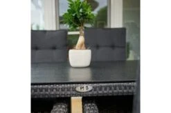 Ploß Rocking Dining Tisch, Grau/braun-meliert, Polyrattan, 170 X 90 Cm, Glasplatte In Steinoptik -Kettler Verkaufsgeschäft 3 20157.jpg