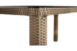 Ploß Rabida Dining Tisch, Champagner-meliert, Polyrattan, 170 X 90 Cm, Glasplatte In Steinoptik -Kettler Verkaufsgeschäft 3 20167.jpg