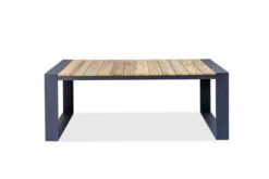 OUTFLEXX Kona Esstisch, Dark Grey/natur, Alu/recycled FSC®-Teak, 200x100x76cm, Rustikal Gebürstet, U-Gestell -Kettler Verkaufsgeschäft 3 20328.jpg