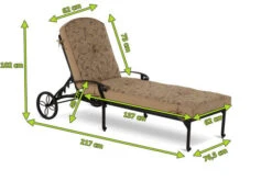 HARTMAN Amalfi Lounger, Bronze, Alu-Guss, 217 X 76,5 X 49 Cm, Mit Rollen, Verstellbare Rückenlehne 5 HARTMAN Amalfi Lounger, Bronze, Alu-Guss, 217 X 76,5 X 49 Cm, Mit Rollen, Verstellbare Rückenlehne -Kettler Verkaufsgeschäft 3 20411.jpg
