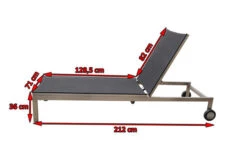 OUTFLEXX Rollliege, Schwarz, Edelstahl/Textilene, Verstellbare Rückenlehne, 212x71x36cm -Kettler Verkaufsgeschäft 3 7100 1.jpg