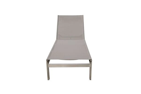 OUTFLEXX Rollliege, Silber, Edelstahl/Textilene,mit Verstellbarer Rückenlehne, 212x71x36cm 3 OUTFLEXX Rollliege, Silber, Edelstahl/Textilene,mit Verstellbarer Rückenlehne, 212x71x36cm – Bild 3