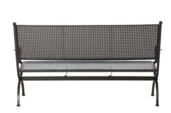 MBM Bank Romeo, Marone, Schmiedeeisen Verzinkt, Pulverbeschichtet, 3-Sitzer, 171x101x68 Cm -Kettler Verkaufsgeschäft 4 10896.jpg