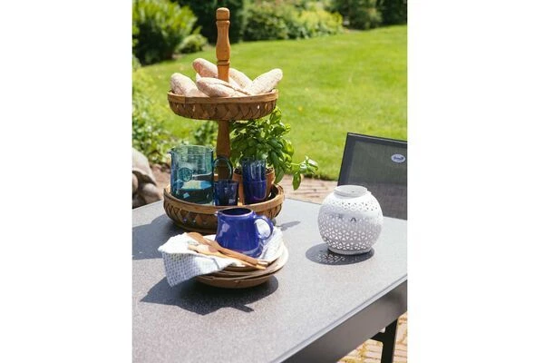 HARTMAN Ausziehtisch Tipperary Xerix/stone Grey, Aluminium/HPL, 160/260x93cm 4 HARTMAN Ausziehtisch Tipperary Xerix/stone Grey, Aluminium/HPL, 160/260x93cm – Bild 4