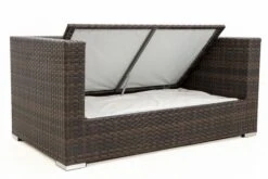 OUTFLEXX 2-Sitzer Sofa, Braun Marmoriert, Polyrattan, 152 X 85 X 70 Cm, Wasserfeste Kissenbox -Kettler Verkaufsgeschäft 4 15734 2 BOX.jpg
