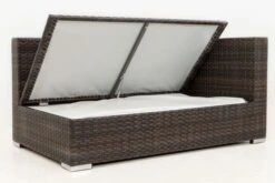OUTFLEXX 2-Sitzer Ecksofa, Braun Marmoriert, Polyrattan, 145 X 85 X 70 Cm, Wasserfeste Kissenbox, Armlehne Li. -Kettler Verkaufsgeschäft 4 15734 3 BOX.jpg