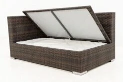 OUTFLEXX 2-Sitzer Ecksofa, Braun Marmoriert, Polyrattan, 145 X 85 X 70 Cm, Wasserfeste Kissenbox, Armlehne Re. -Kettler Verkaufsgeschäft 4 15734 4 BOX.jpg