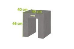 OUTFLEXXHocker, Grau, Faserzement, 40 X 40 X 46 Cm, Glatte Oberfläche, Würfeldesign 7 OUTFLEXXHocker, Grau, Faserzement, 40 X 40 X 46 Cm, Glatte Oberfläche, Würfeldesign -Kettler Verkaufsgeschäft 4 18588.jpg