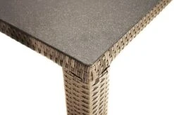 Ploß Rabida Dining Tisch, Champagner-meliert, Polyrattan, 170 X 90 Cm, Glasplatte In Steinoptik -Kettler Verkaufsgeschäft 4 20167.jpg