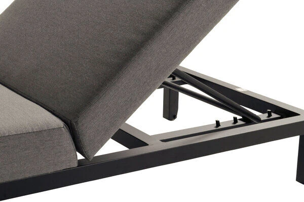 HARTMAN Eva Loungeliege, Flanelle, Sunbrella, 195 X 70 X 31 Cm, Rückenlehne Verstellbar 4 HARTMAN Eva Loungeliege, Flanelle, Sunbrella, 195 X 70 X 31 Cm, Rückenlehne Verstellbar – Bild 4