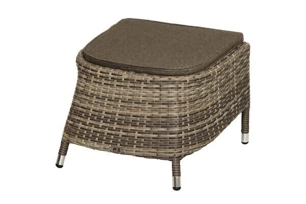 Ploß Rabida Dining Sessel, Champagner-meliert, Polyrattan, Verstellbar, Mit Fußhocker 4 Ploß Rabida Dining Sessel, Champagner-meliert, Polyrattan, Verstellbar, Mit Fußhocker – Bild 4