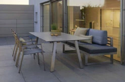 STERN New Holly Dining-Bank/Liege, Silbergrau, Edelstahl, 216x77x73 Cm, Inkl. Polster Schiefergrau -Kettler Verkaufsgeschäft 4 21894.jpg