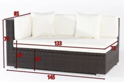 OUTFLEXX 2-Sitzer Ecksofa, Braun, Polyrattan, 145x85x70cm, Armlehne Re, Inkl. Kissen, Wasserfeste Kissenbox 7 OUTFLEXX 2-Sitzer Ecksofa, Braun, Polyrattan, 145x85x70cm, Armlehne Re, Inkl. Kissen, Wasserfeste Kissenbox -Kettler Verkaufsgeschäft 4 2393 4 BOX.jpg