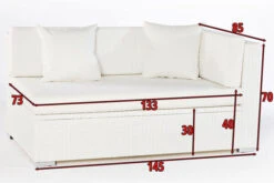 OUTFLEXX 2-Sitzer Ecksofa, Weiß, Polyrattan, 145x85x70cm, Armlehne Li, Inkl. Polster, Wasserfeste Kissenbox -Kettler Verkaufsgeschäft 4 2511 3 BOX.jpg