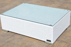 OUTFLEXX Kaffeetisch, Weiß, Polyrattan, 95x65cm, Inkl. Glasplatte 9 OUTFLEXX Kaffeetisch, Weiß, Polyrattan, 95x65cm, Inkl. Glasplatte -Kettler Verkaufsgeschäft 4 2511 9.jpg