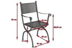 MBM Sessel Romeo, Marone, Schmiedeeisen Verzinkt, Pulverbeschichtet 10 MBM Sessel Romeo, Marone, Schmiedeeisen Verzinkt, Pulverbeschichtet -Kettler Verkaufsgeschäft 5 10885.jpg