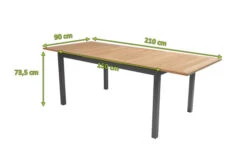HARTMAN South Wales Ausziehtisch, Xerix/natur, Alu/FSC-Teak, 150/210x90cm, Mit Synchronauszug -Kettler Verkaufsgeschäft 5 11090.jpg