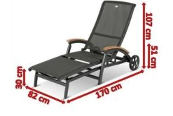 HARTMAN Da Vinci Gartenliege, Xerix/anthrazit, Alu/Textilene, 170 X 82 X 30 Cm, Mit FSC-Teak-Armlehnen -Kettler Verkaufsgeschäft 5 11664 1.jpg