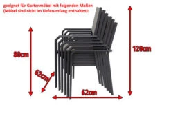 OUTFLEXX Premium Abdeckhaube Für Stapelstühle, Schwarz, Wasserbeständig, 64 X 64 X 82/122 Cm -Kettler Verkaufsgeschäft 5 13671.jpg