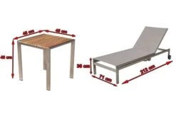 OUTFLEXX 2er-Set Rollliege, Taupe, Edelstahl/Teak, 212x71x36cm, Mit Beistelltisch 45x45cm -Kettler Verkaufsgeschäft 5 14171.jpg