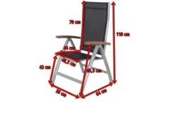 VILLANA Multipositionssessel, Silber/schwarz, Alu/Textilene, 64 X 58 X 110 Cm, FSC Akazienholz Armlehnen -Kettler Verkaufsgeschäft 5 16458.jpg