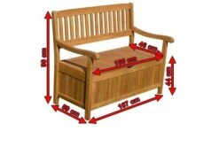 Ploß Aufbewahrungsbank, FSC-Akazie, 107 X 59 X 90 Cm, Inkl. Zinkbeschlägen -Kettler Verkaufsgeschäft 5 16526.jpg