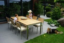 Ploß Brooklyn Tisch, Edelstahl/Teakholz, Gebürstet, 220x100cm -Kettler Verkaufsgeschäft 5 17617.jpg