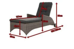 Ploß Rocking Comfort Rollliege, Grau/braun-meliert, Polyrattan, 195x65x42cm, Verstellbar, Hohe Sitzhöhe -Kettler Verkaufsgeschäft 5 18208.jpg