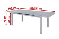OUTFLEXX Premium Ausziehtisch, Silber/grau, Alu/Glas, 180/240x100cm, Automatischer Ausziehmechanismus -Kettler Verkaufsgeschäft 5 18336.jpg