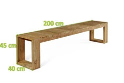 OUTFLEXX Anok Bank, Natur, Recycled FSC®-Teak, 200x40x45cm -Kettler Verkaufsgeschäft 5 20300.jpg