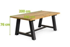 OUTFLEXX Belanda Esstisch, Dark Grey/natur, Alu/recycled FSC®-Teak, 200x100x76cm, Rustikal Gebürstet, A-Gestell 9 OUTFLEXX Belanda Esstisch, Dark Grey/natur, Alu/recycled FSC®-Teak, 200x100x76cm, Rustikal Gebürstet, A-Gestell -Kettler Verkaufsgeschäft 5 20321.jpg
