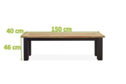 OUTFLEXX Oxford Bank, Dark Grey/natur, Alu/recycled FSC®-Teak, 150x40x45cm, Rustikal Gebürstet 9 OUTFLEXX Oxford Bank, Dark Grey/natur, Alu/recycled FSC®-Teak, 150x40x45cm, Rustikal Gebürstet -Kettler Verkaufsgeschäft 5 20334.jpg